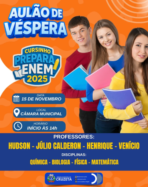 📚 AULÃO DE VÉSPERA – PREPARA ENEM 2025!