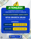 📢 ATENÇÃO, ZONA RURAL!