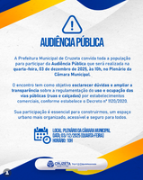 📣 CONVITE – AUDIÊNCIA PÚBLICA