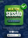 A Câmara Municipal de Cruzeta informa que hoje haverá Sessão Extraordinária, com início às 10h da manhã.