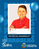 A Câmara Municipal de Cruzeta manifesta seus votos de felicidade, saúde e sucesso nesta data especial