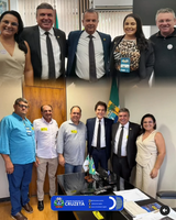 Confira mais registros fotográficos dos vereadores cruzetenses em Brasília! 📸✨