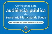 CONVOCAÇÃO PARA AUDIÊNCIA PÚBLICA DA SMS