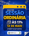 Hoje tem Sessão Ordinária no Plenário Pedro Vital da Câmara Municipal de Cruzeta, com início previsto para às 17h