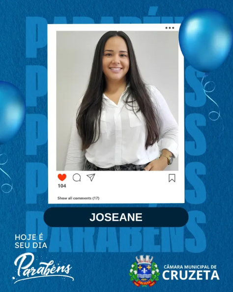 Joseane Caroline! 🎉🎂