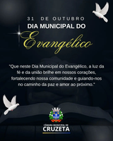 Que neste Dia Municipal do Evangélico, a luz da fé e da união brilhe em nossos corações